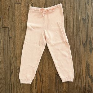 EUC. Minnow Cozy Pink Knit Kids Pants